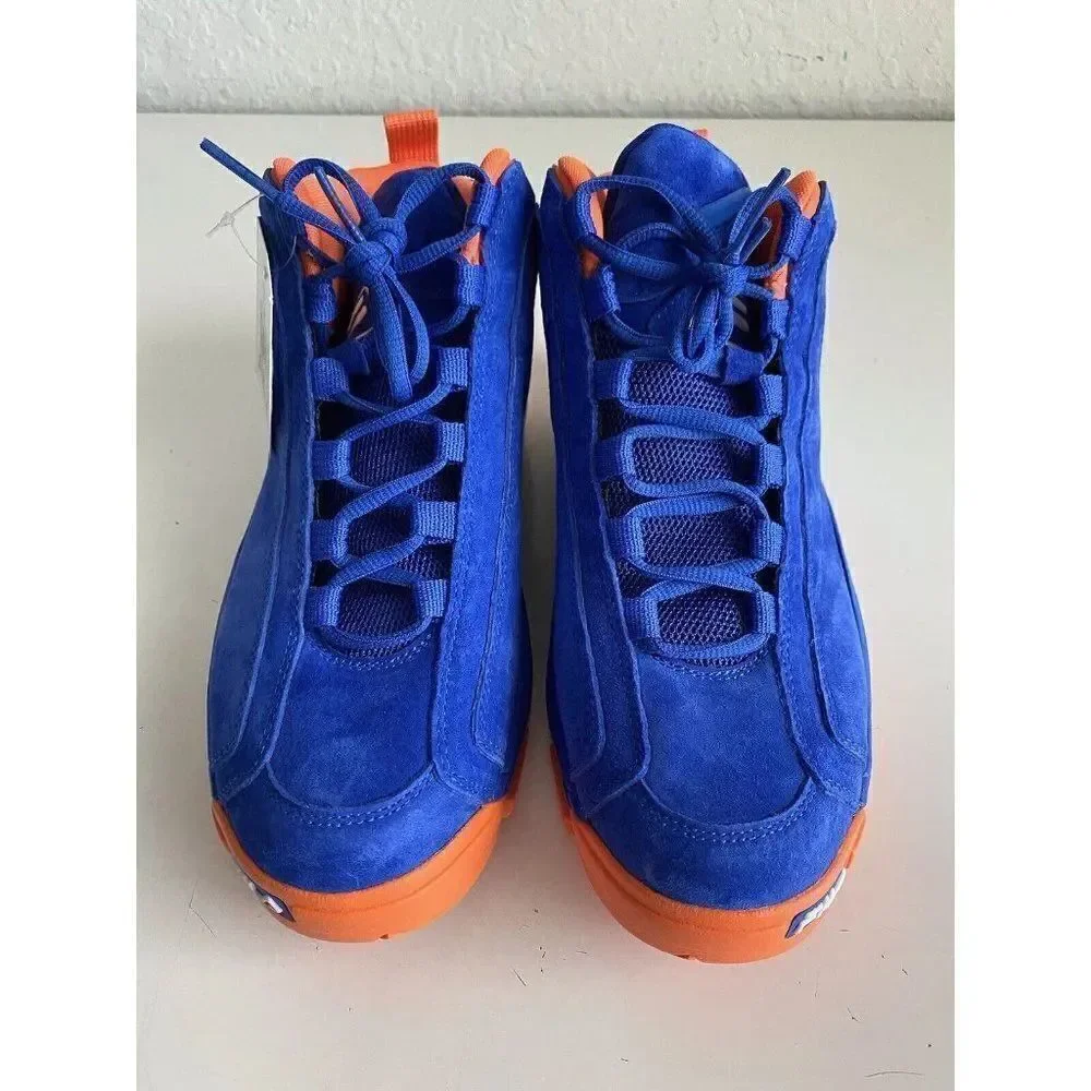 Fila‎ 96 Grant Hill 2 New York Knicks 1BM01798-423 Blue Orange Suede Men’s Sz 9